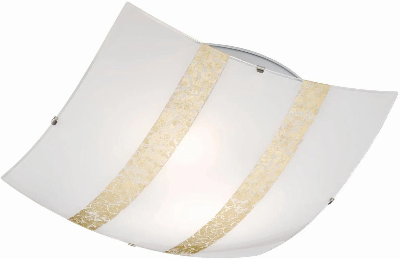 PLAFOON TRIO NIKOSIA 2XE27 40W VALGE/KULD