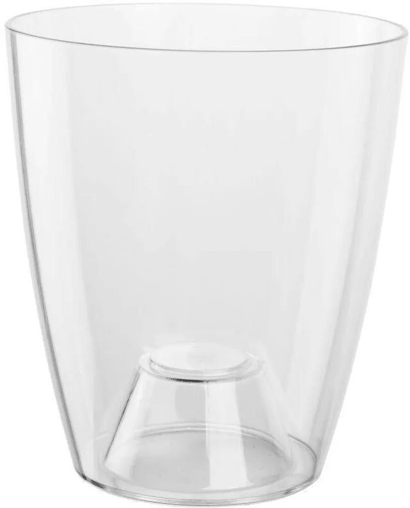 VAAS ORHIDEELE GARDENICO ORNELLA PLAST 13CM LÄBIPAISTEV