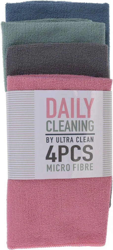 KÖÖGIRÄTIKUD 41X48CM MIKROFIIBER 4TK