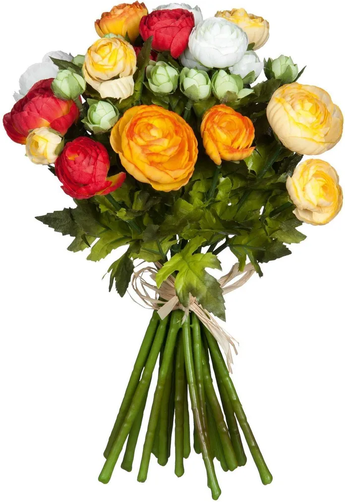 KUNSTLILL ESSENTIAL RENONCULE Ø26X35CM ORANŽ