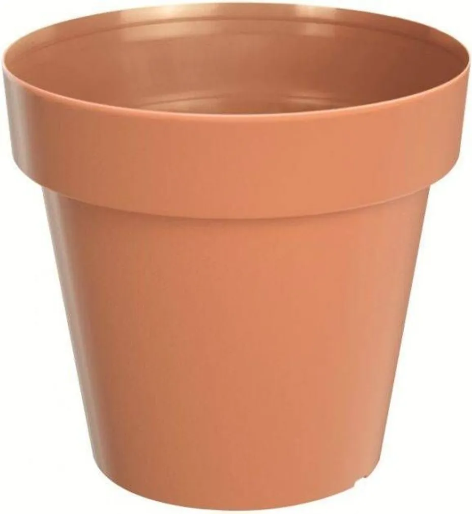 LILLEPOTT PROSPERPLAST LOFLY BASIC Ø19,6X18,1CM PLASTIK PRUUN