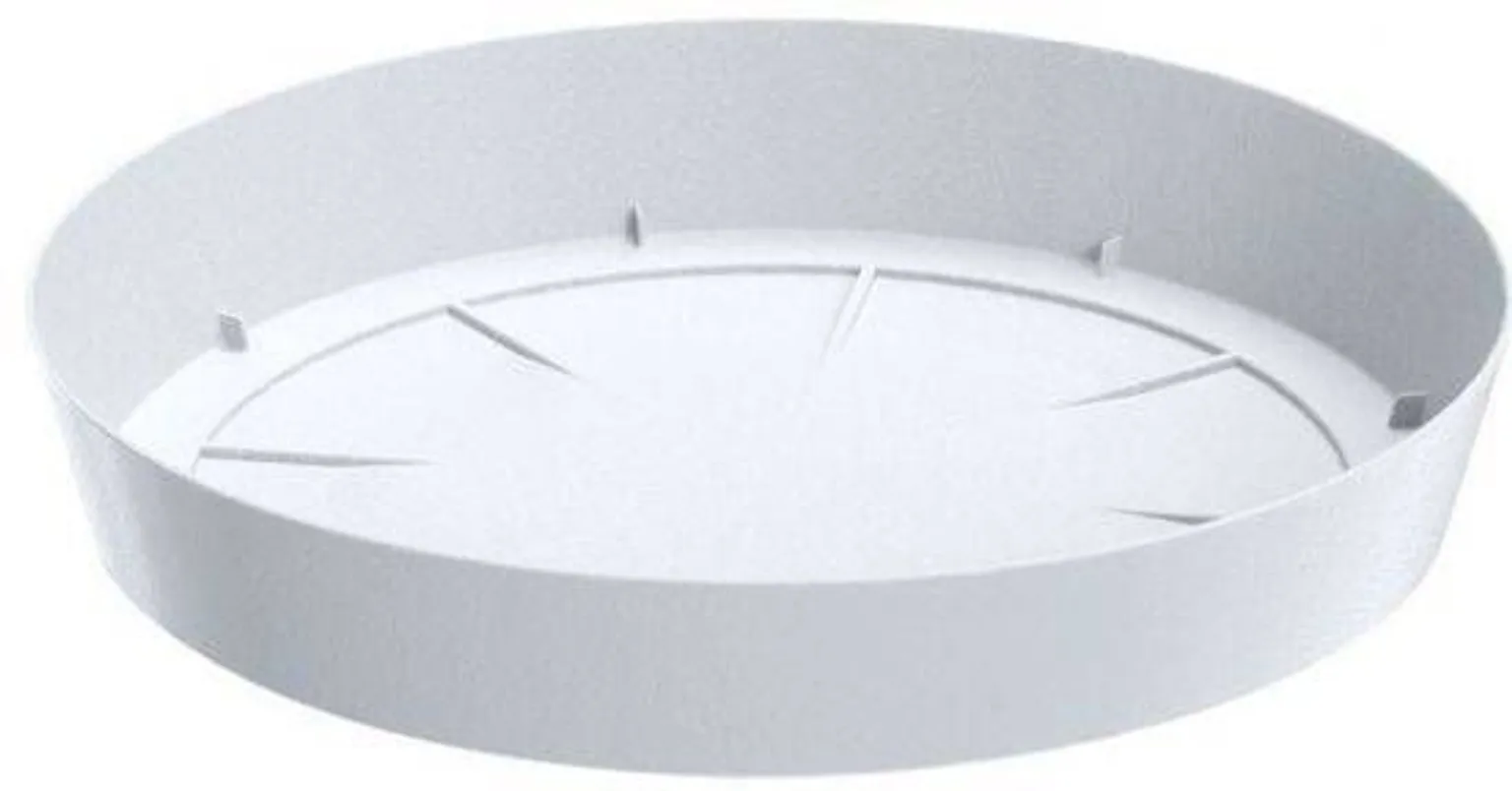 ALUSTALDRIK PROSPERPLAST LILLEPOTILE LOFLY Ø15,5X2,5CM PLASTIK VALGE