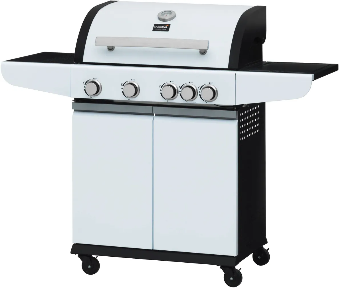 GAASIGRILL MUSTANG CITY 4+1 VALGE