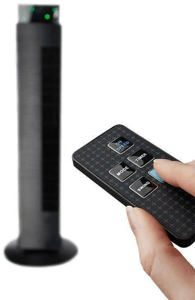 TORN PÕRANDAVENTILAATOR ECG 65W IONISAATOR MUST