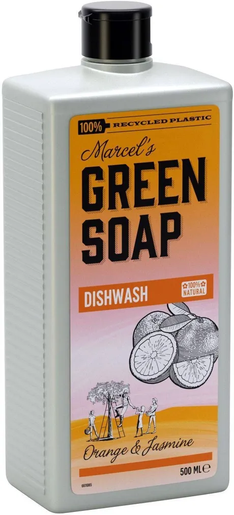 NÕUDEPESUVAHEND MARCEL'S GREEN SOAP APELSIN & JASMIIN 500ML