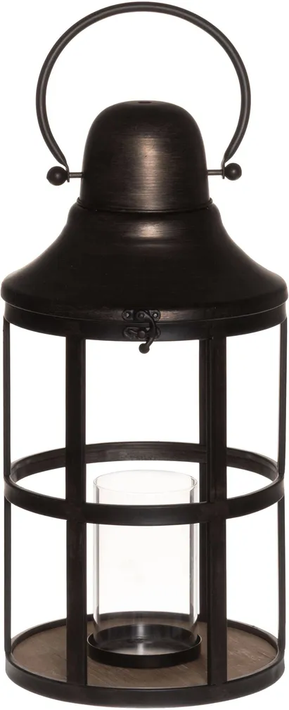 LATERN FANNI K RUSKA Ø21X44CM PUIT/METALL/KLAAS