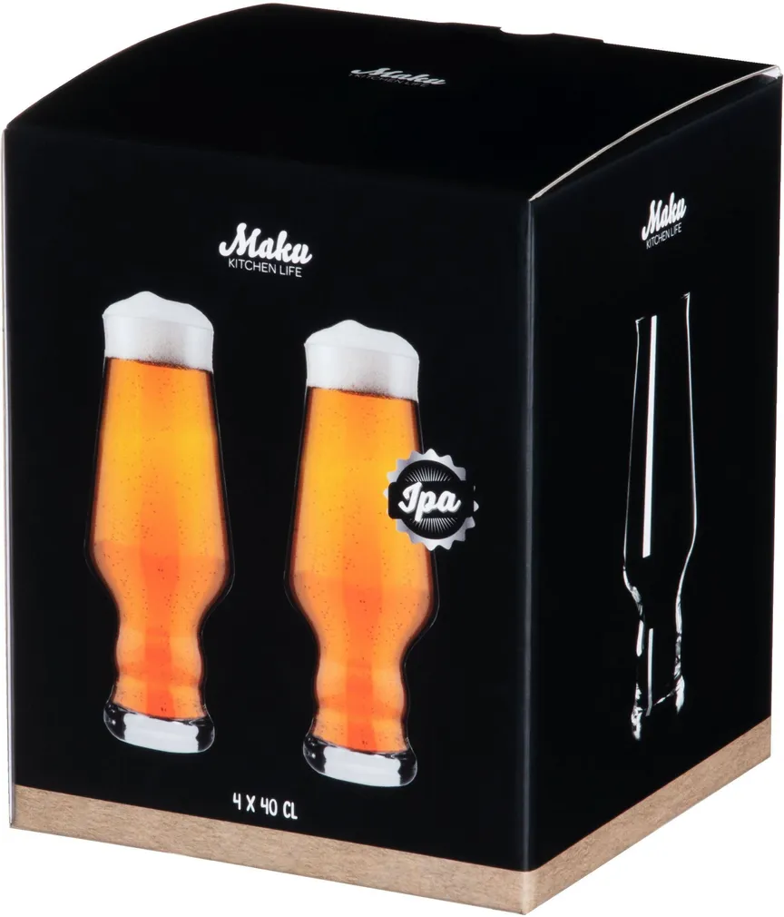 ÕLLEKLAASID MAKU 400ML 4TK KOMPLEKTIS