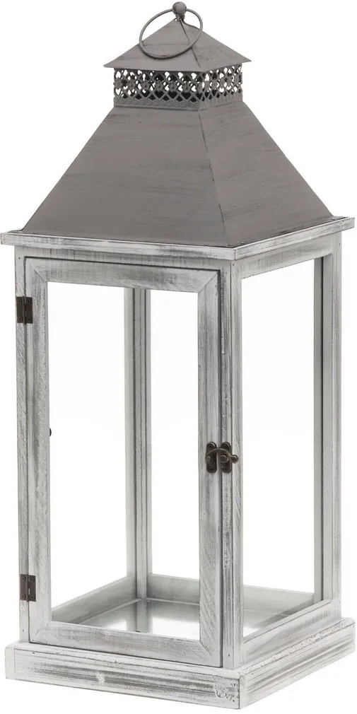 LATERN 4LIVING TUISKU 24X24X60,5CM VALGE/HALL