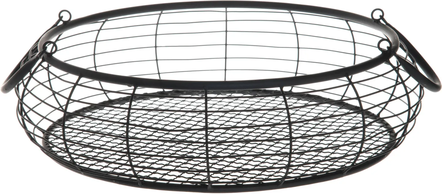SISUSTUSKORV 4LIVING 19X19X37,5CM METALL MUST