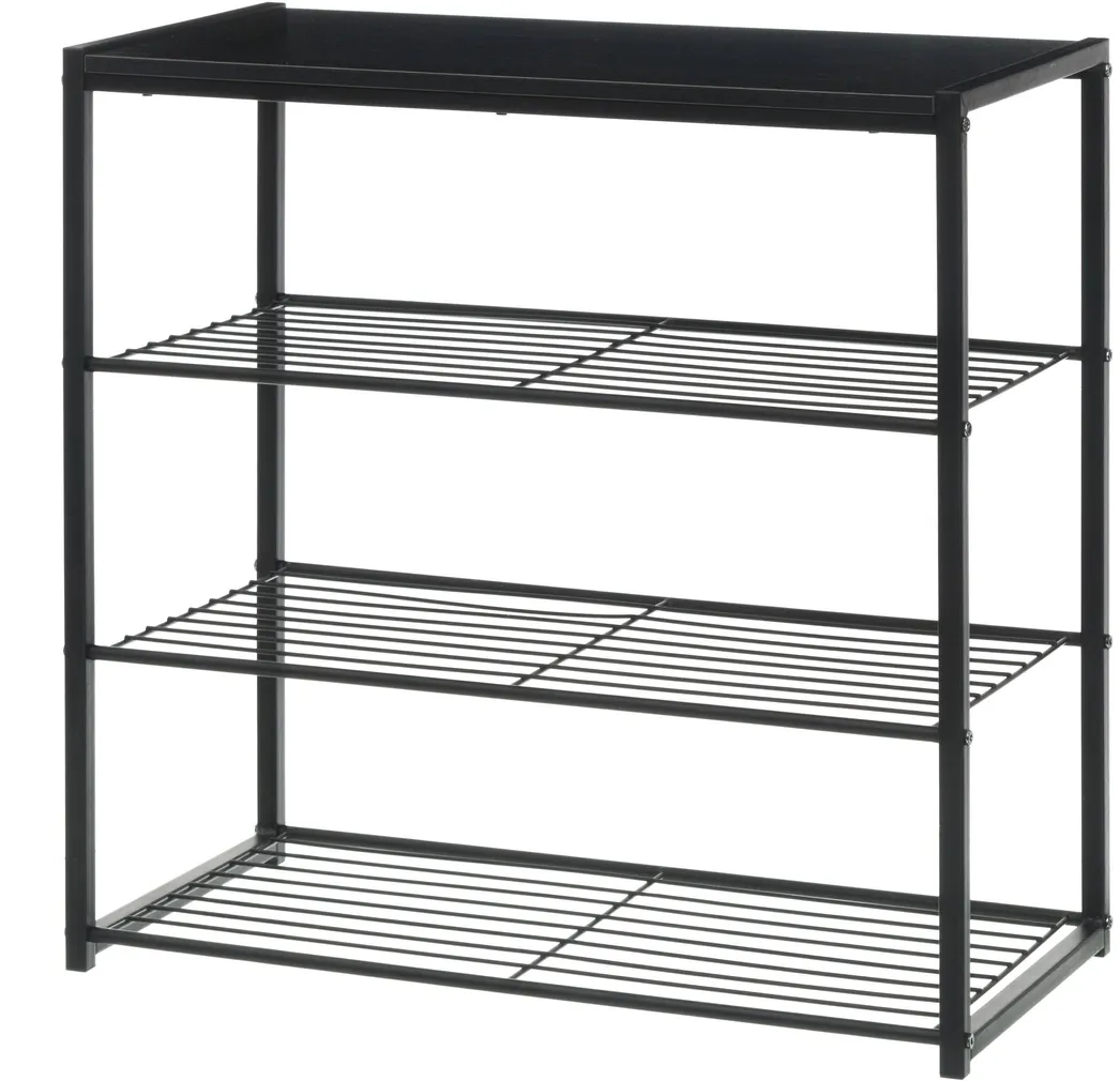 RIIUL JALATSITELE 4-NE 4LIVING 30X63X63,5CM RAUD MUST