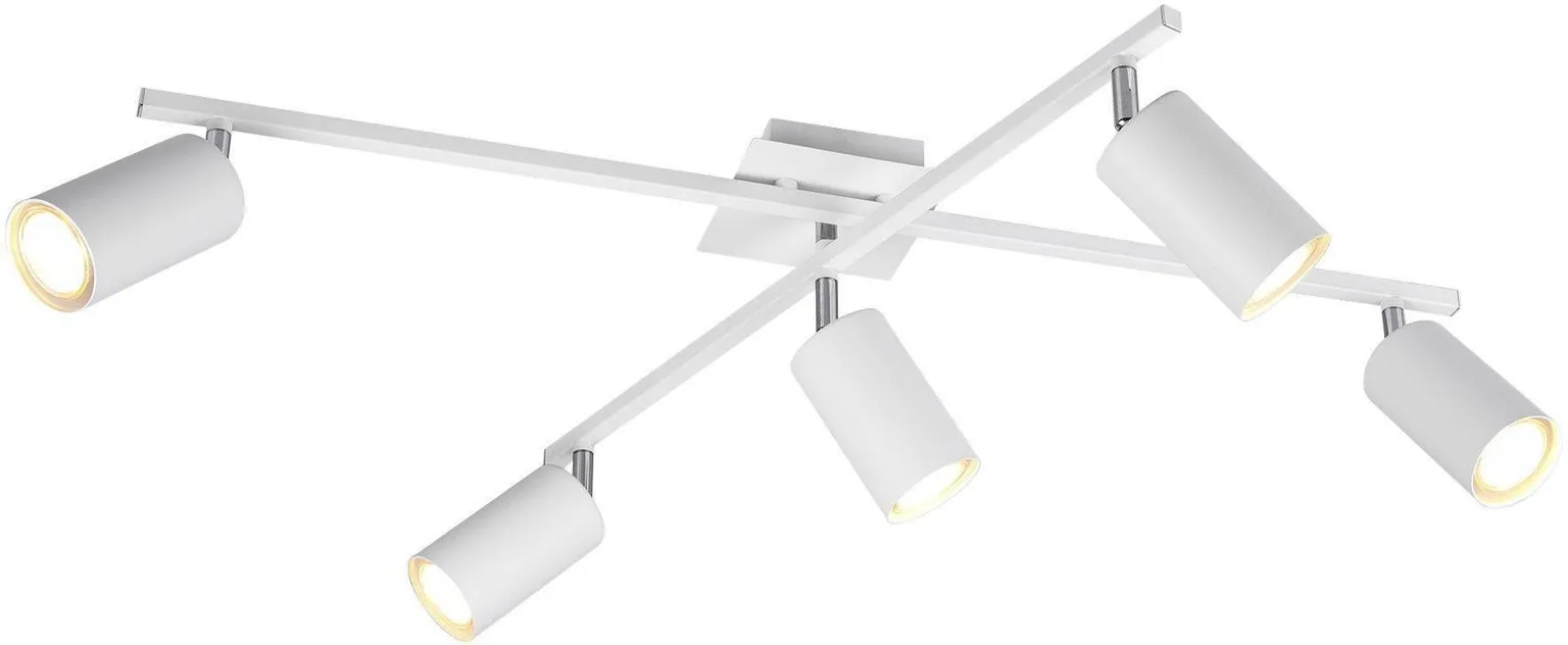 LAELAMP TRIO MARLEY 5X35W GU10 VALGE