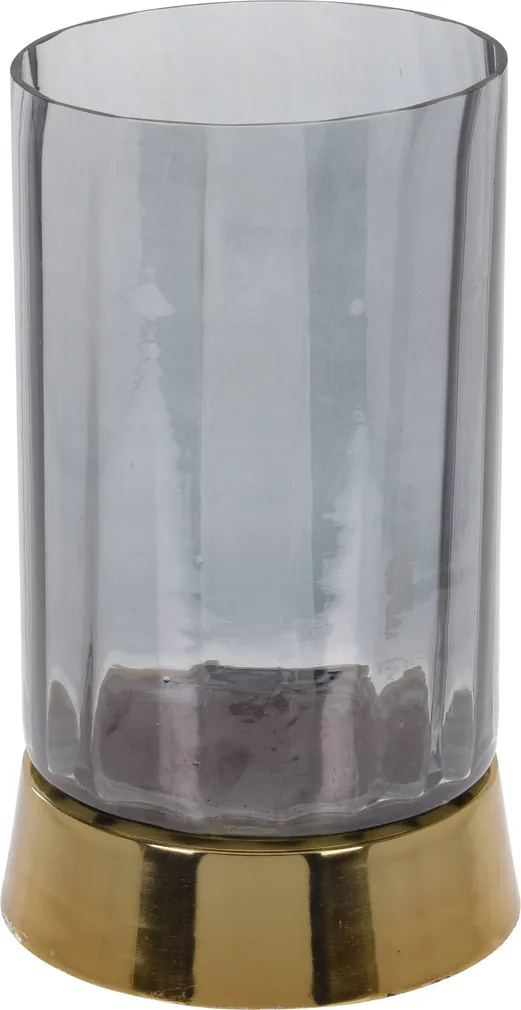 TEEKÜÜNLA ALUS Ø9,5X15CM METALL/KLAAS SININE