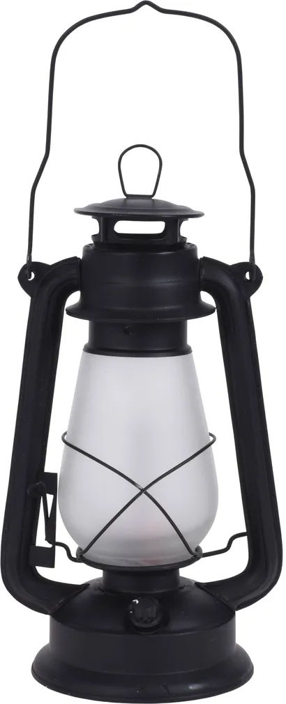 LATERN LED 18X14X30CM METALL/KLAAS