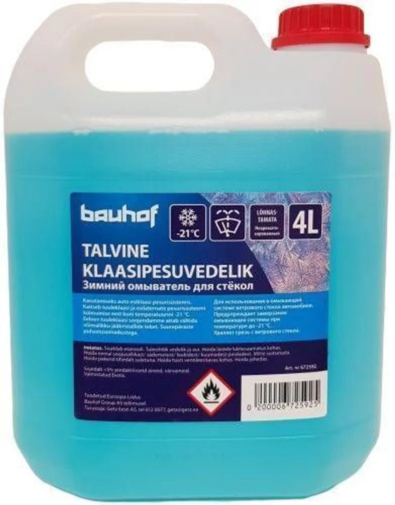 KLAASIPESUVEDELIK BAUHOF -21C 4L ETANOOL