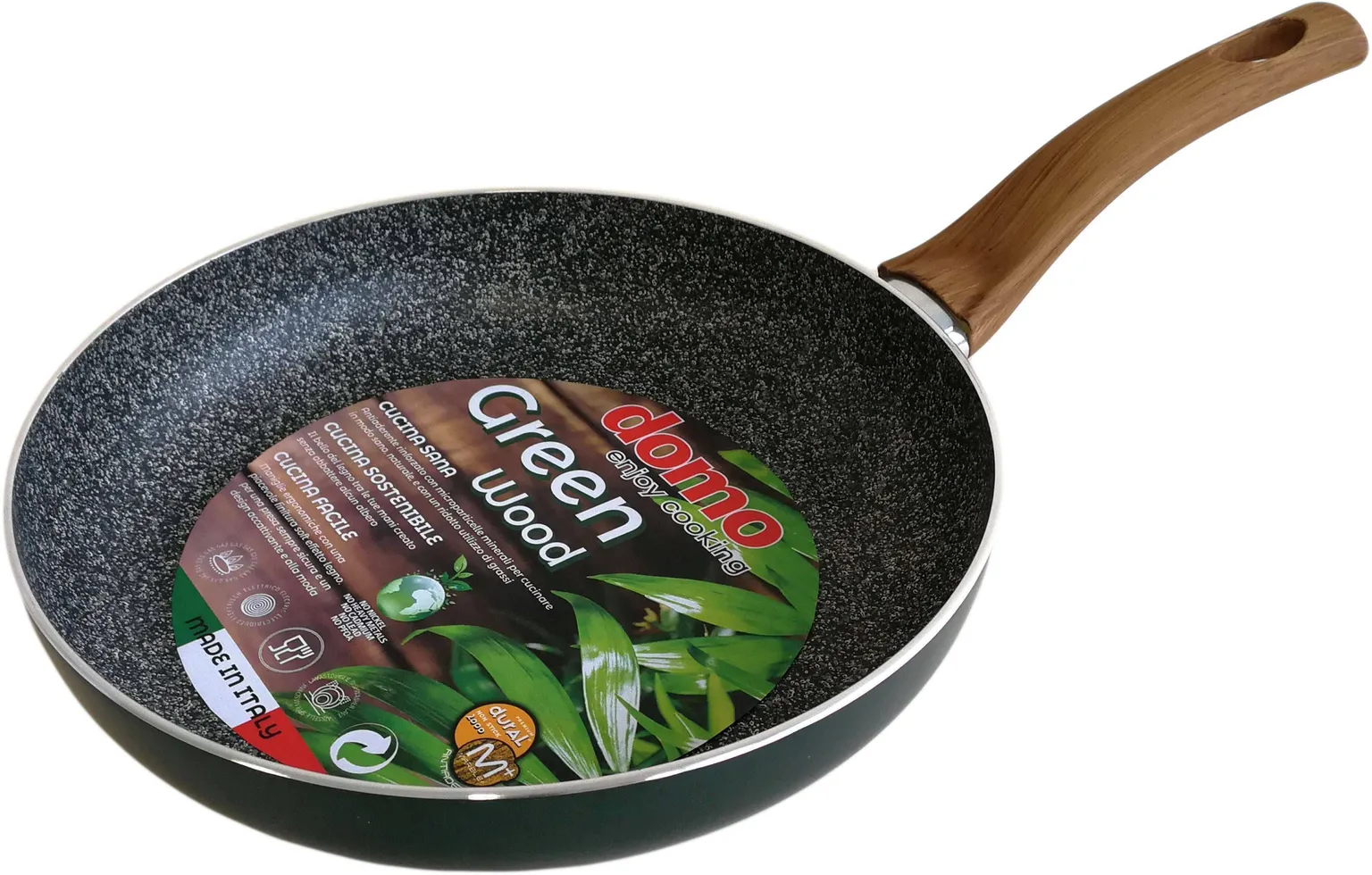 PANN DOMO GREEN WOOD 28CM