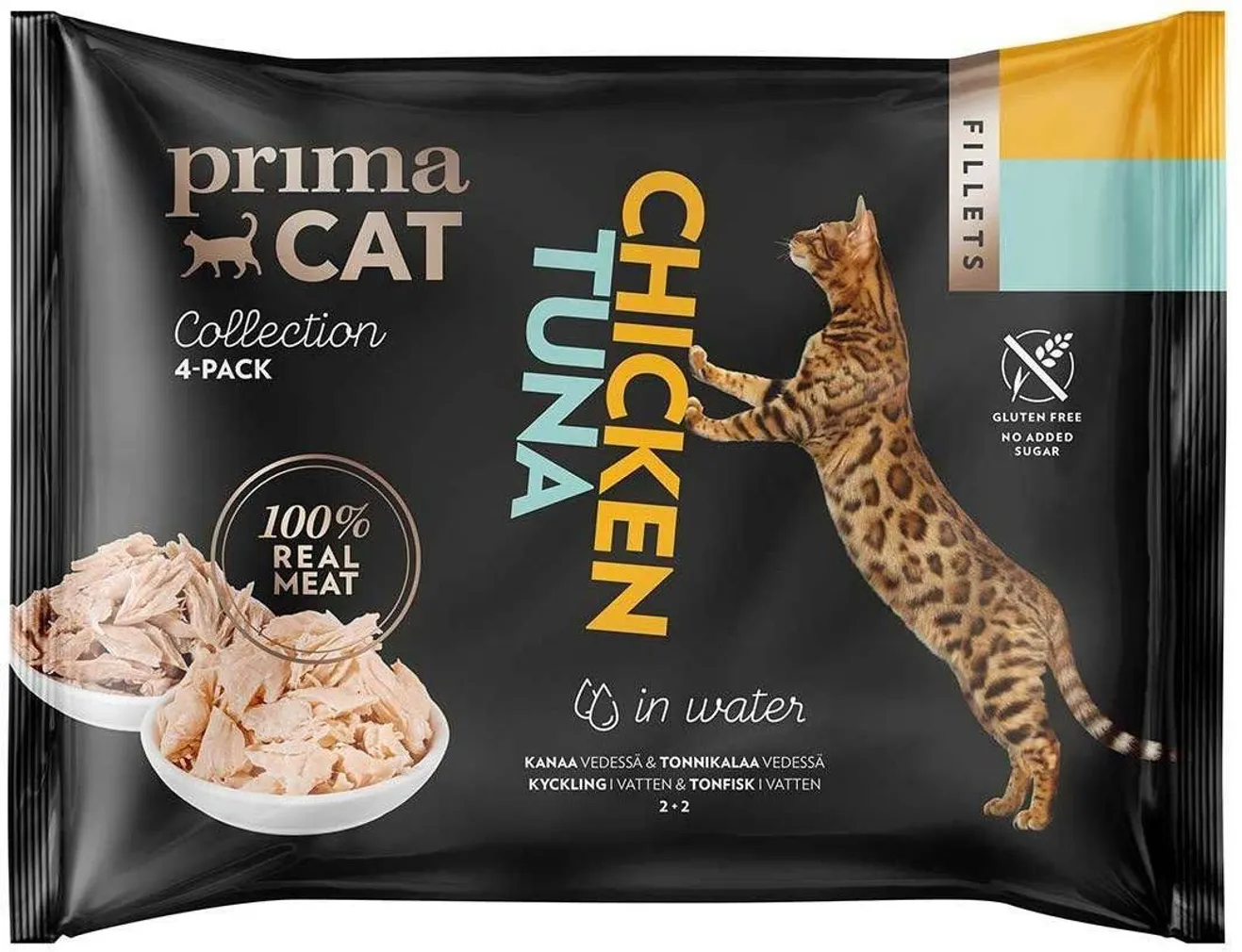 KANA VEES + TUUNIKALA VEES PRIMACAT FILLETS 4X50G