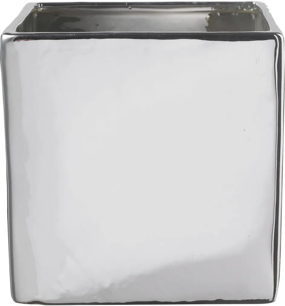 ÜMBRISPOTT SOENDGEN KERAMIK SHINY MIRROR Ø13X13CM HÕBE