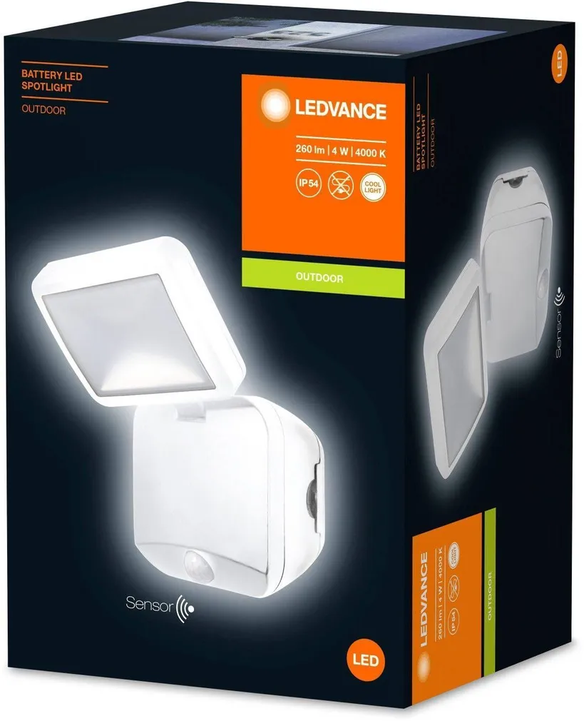 LED PROŽEKTOR LEDVANCE 4W 260LM VALGE IP54 PATAREI