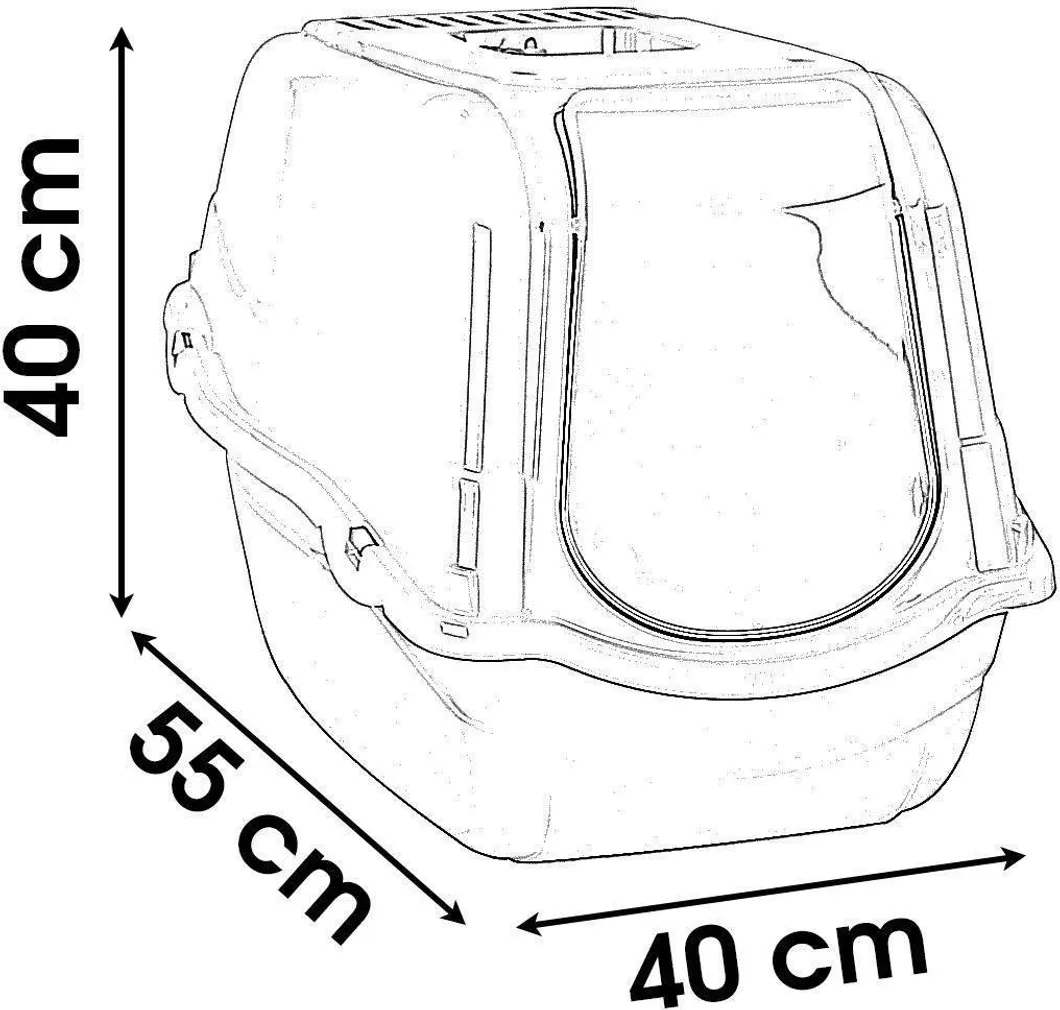 LEMMIKLOOMA LIIVAKAST ROMEO 55X40X40CM HALL