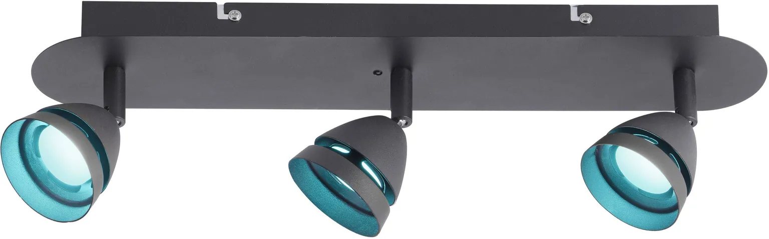 KOHTVALGUSTI WIZ GEMINI 3X3W LED 300LM MUST