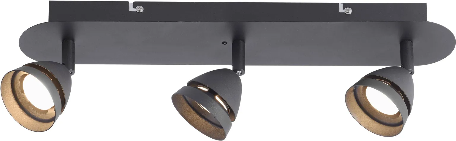 KOHTVALGUSTI WIZ GEMINI 3X3W LED 300LM MUST