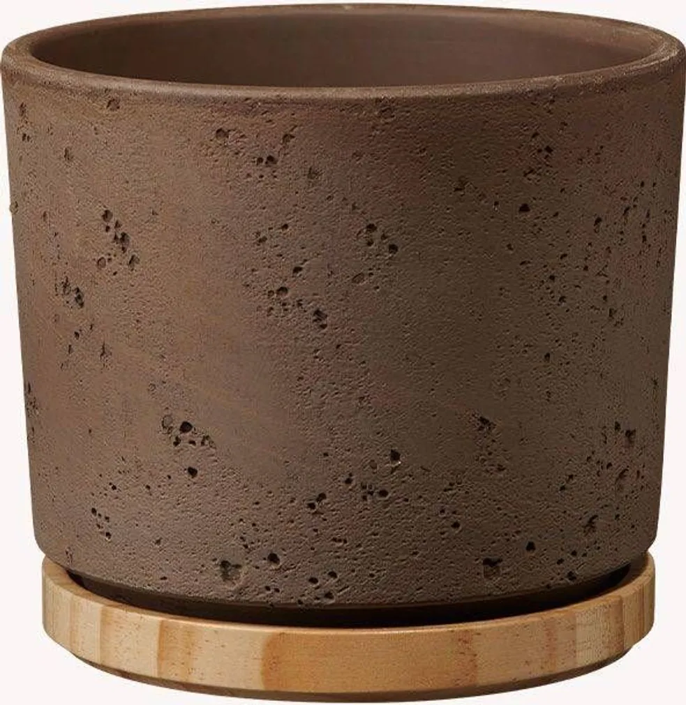 ÜMBRISPOTT SOENDGEN KERAMIK PAROS DELUXE 14X13CM PRUUN