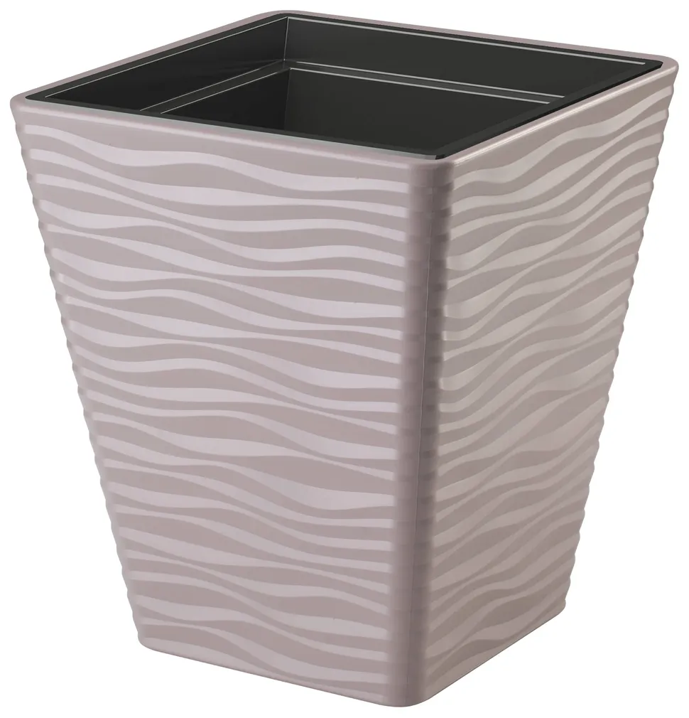 LILLEPOTT FORM-PLASTIC DUNES KANDILINE PRUUN 35CM