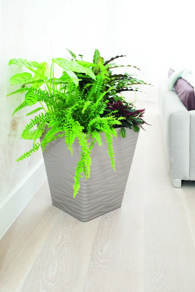 LILLEPOTT FORM-PLASTIC DUNES KANDILINE PRUUN 40CM