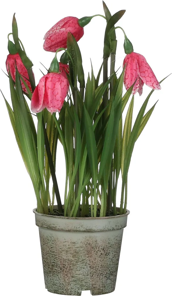 KUNSTLILL MICA DECORATIONS PÜVILILL PLASTPOTIS 23X9CM