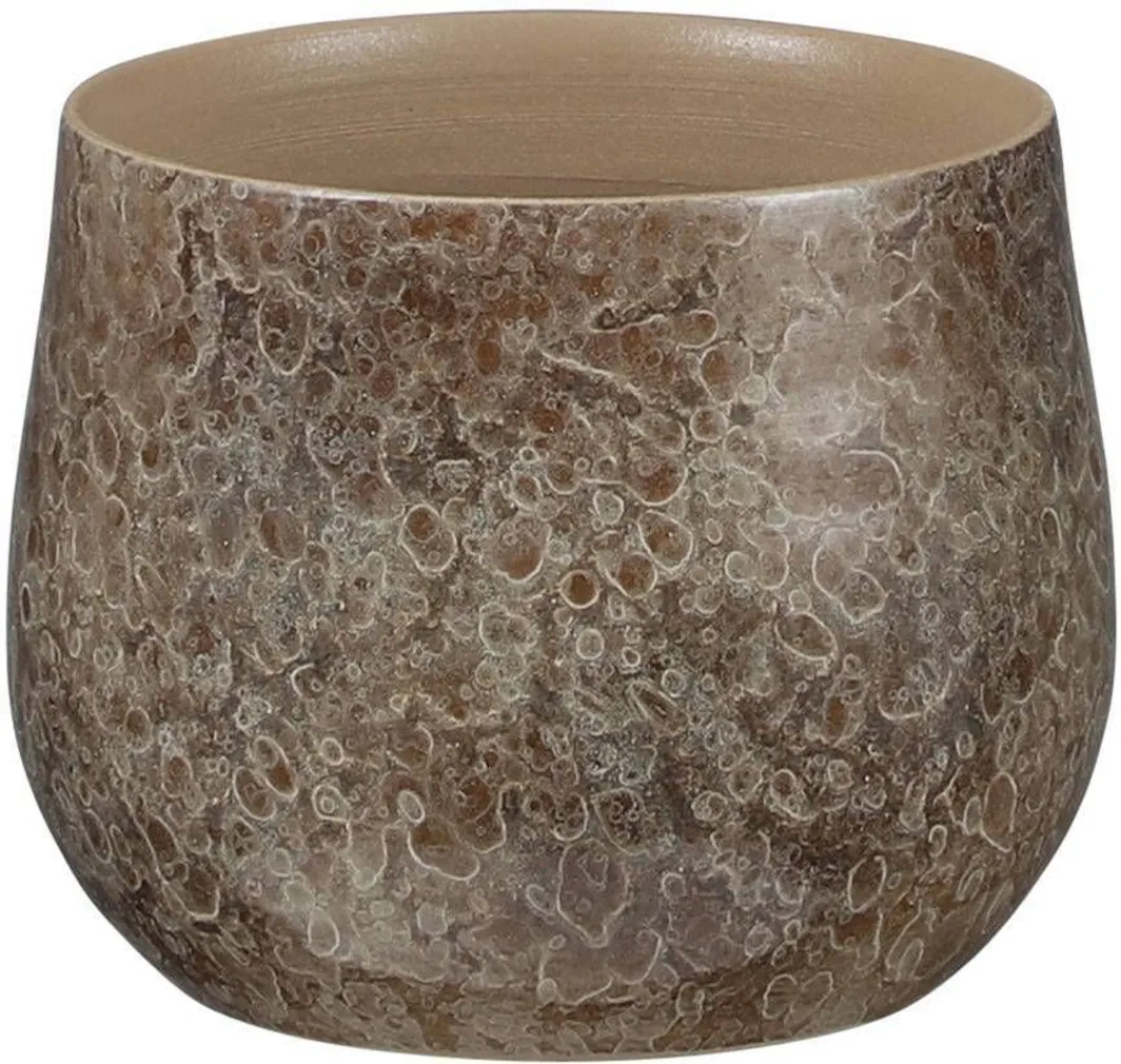 ÜMBRISPOTT MICA DECORATIONS OLIVER ÜMAR 13X16CM PRUUN