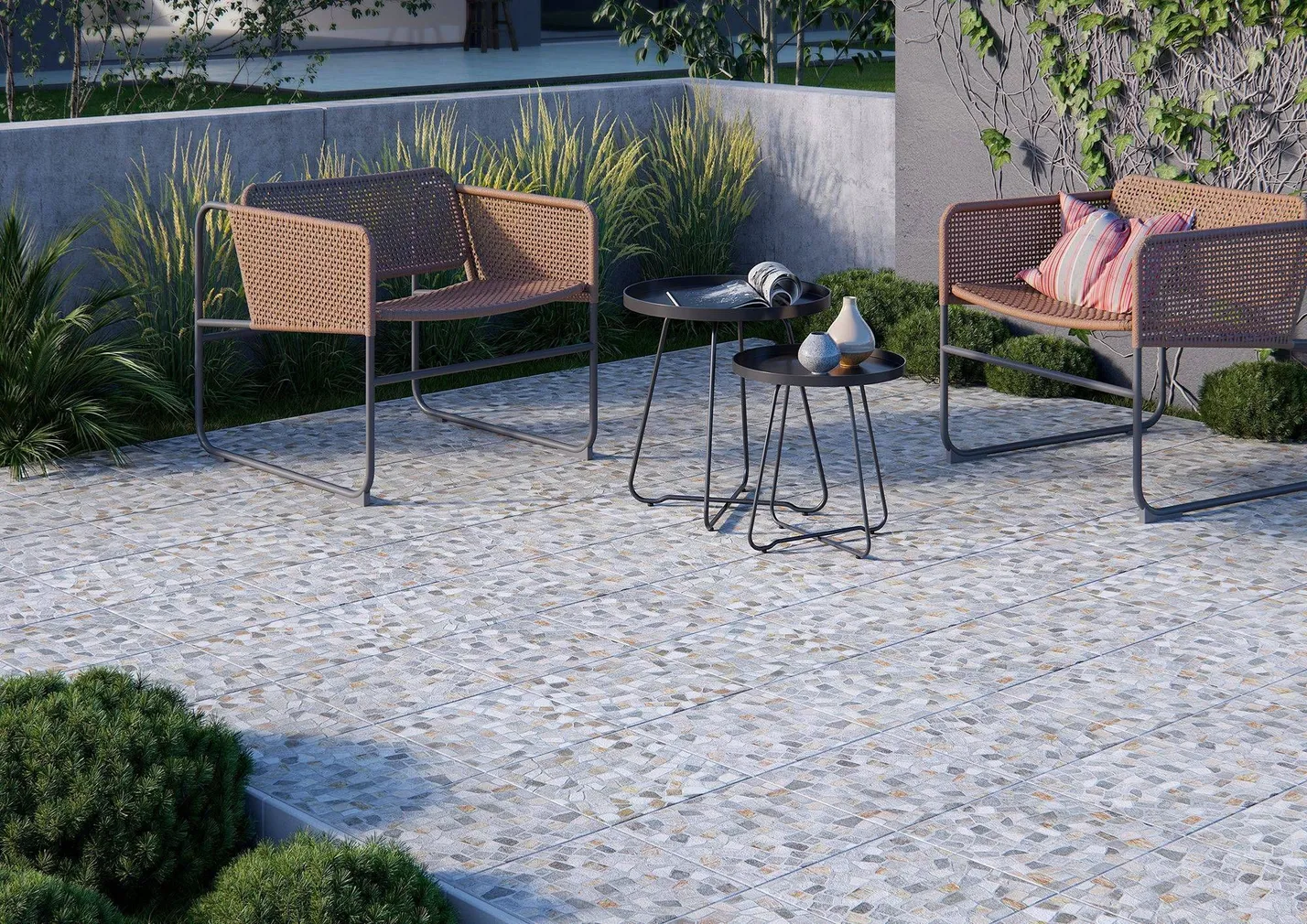 KERAAMILINE PÕRANDAPLAAT CERSANIT EMERALD GREY 29,8X29,8CM 1,33M² PAKIS