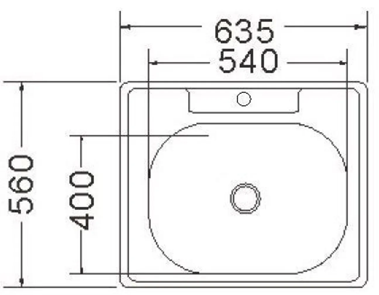 VALAMU ROOSTEVABA 2522 635X560X180MM