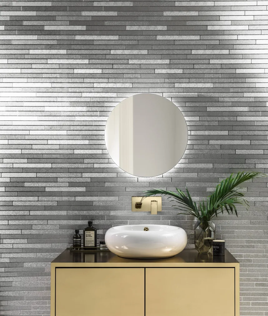 TAPEET ARTHOUSE FOIL SLATE SILVER