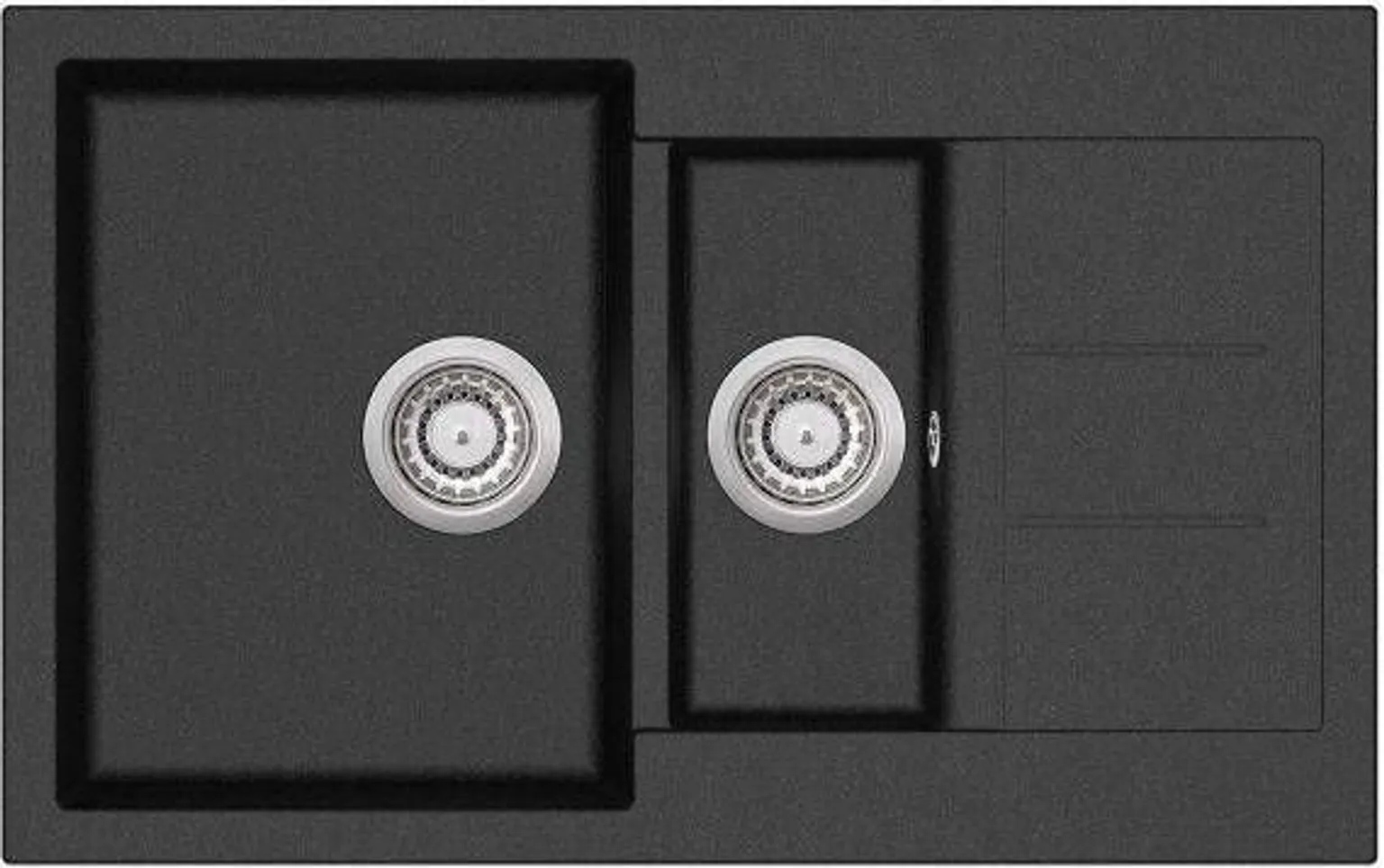 VALAMU AQUASANITA GRANIIT SQT151-601W 800X500X200MM MUST