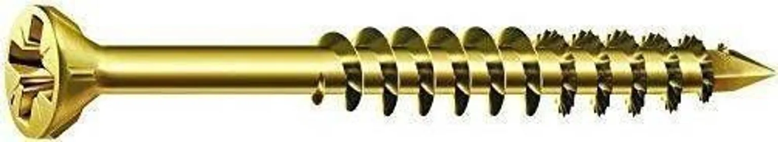 LIISTUKRUVI SPAX 3,5X40/23 KOLLANE ZN PZ2 , OSAKEERE 200TK PAKIS