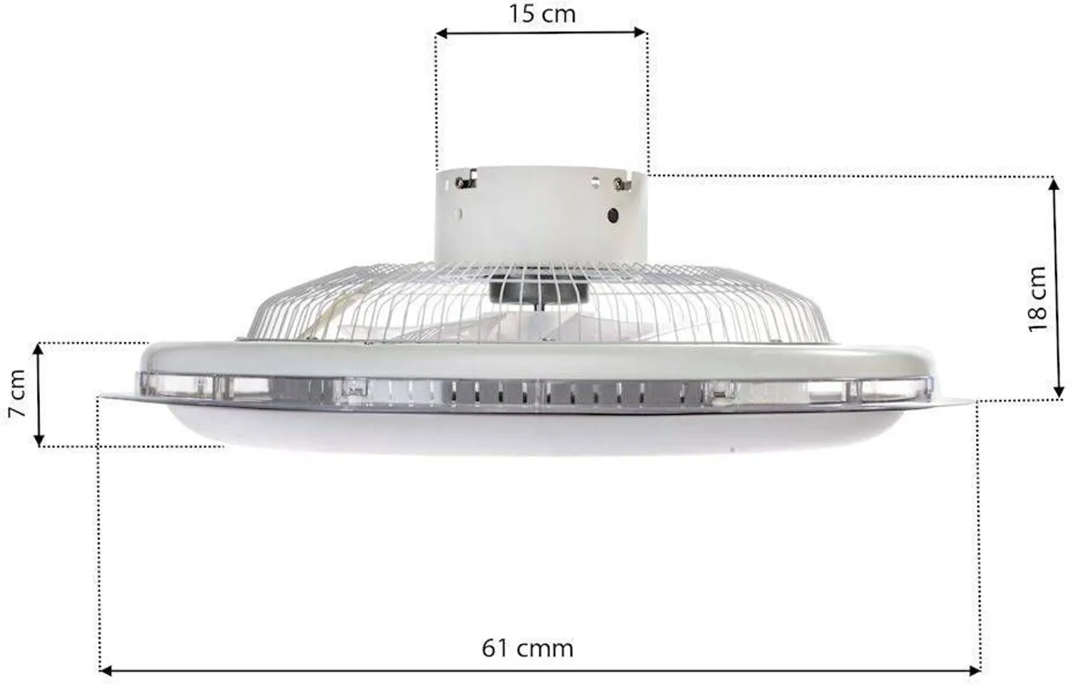 LAELAMP VENTILAATORIGA MILAGRO ZONDA 60W PULT