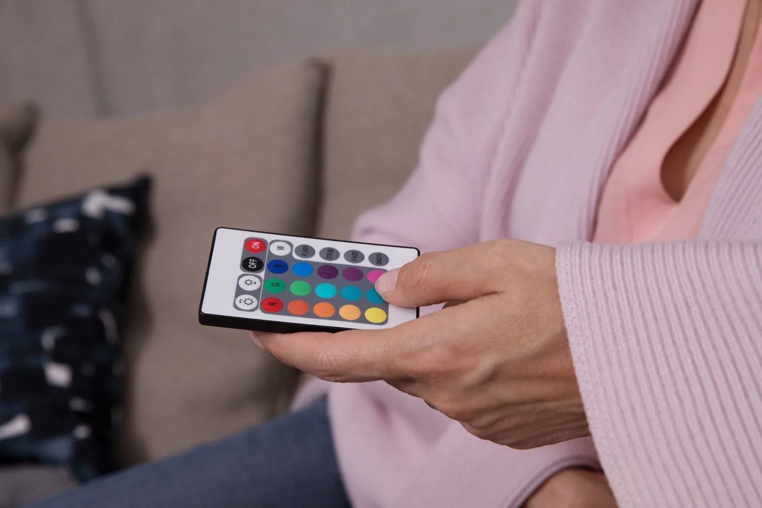 LED LAMP OSRAM 4,5W 827 RGB GU10 PULT