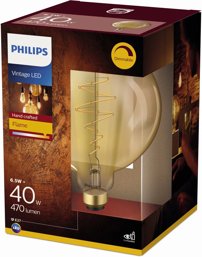 LED LAMP PHILIPS CLASSIC-GIANT 6,5W E27 G200 KLAAS DIM PHILIPS