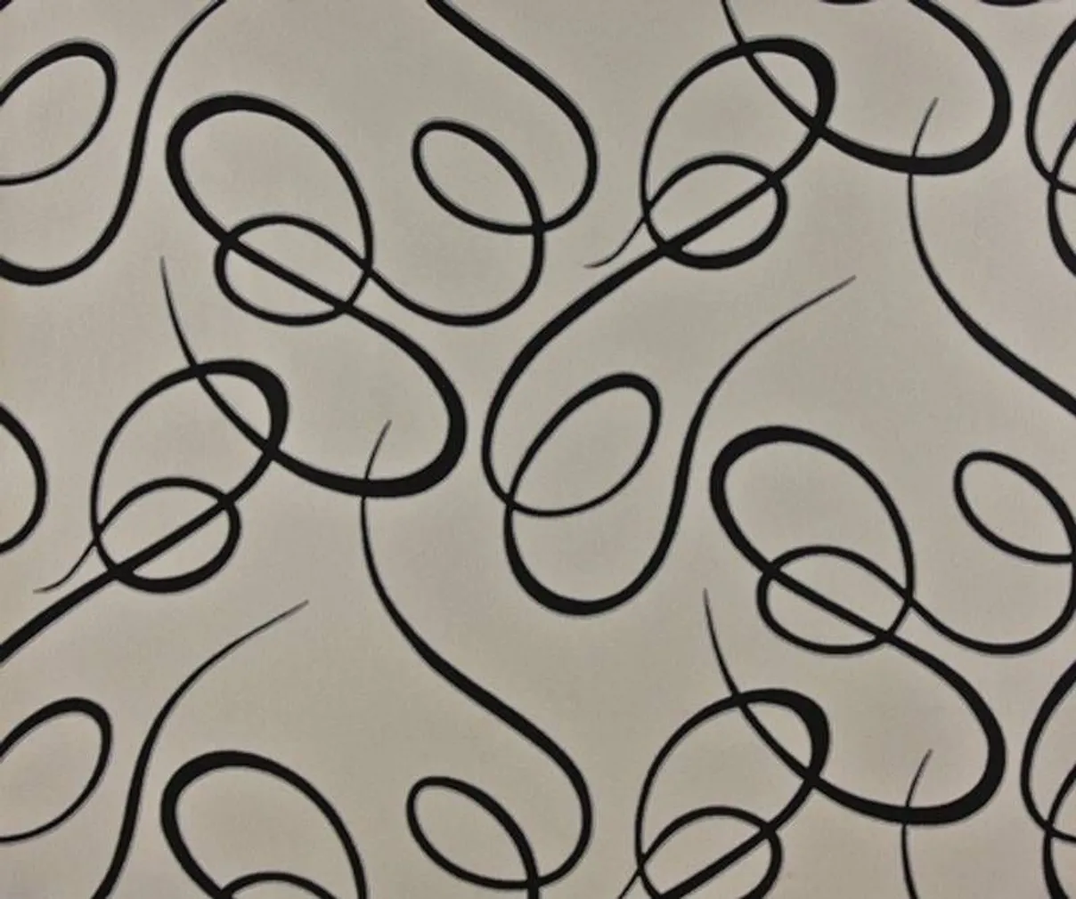 TAPEET DUTCH WALLCOVERINGS SCHUIMVINYL SLINGER ZWART/WIT