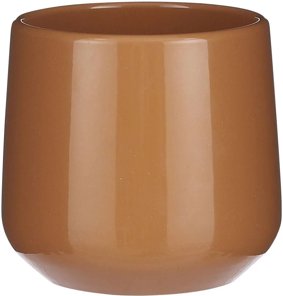 ÜMBRISPOTT MICA DECORATIONS AMBER PRUUN 13,5X14CM