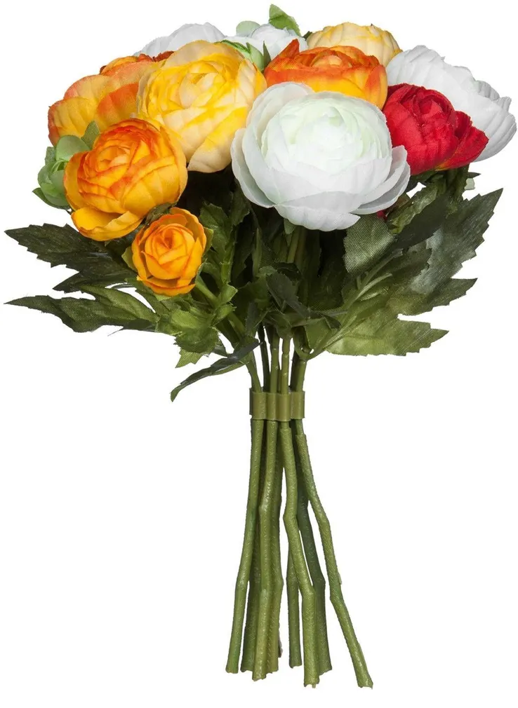 KUNSTLILLE KIMP MICA DECORATIONS TULIKAS ORANŽ 22X19CM