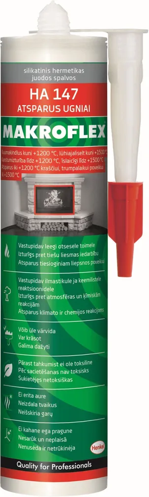 TULETÕKKEHERMEETIK MAKROFLEX HA 147 KUNI +1200C 300ML
