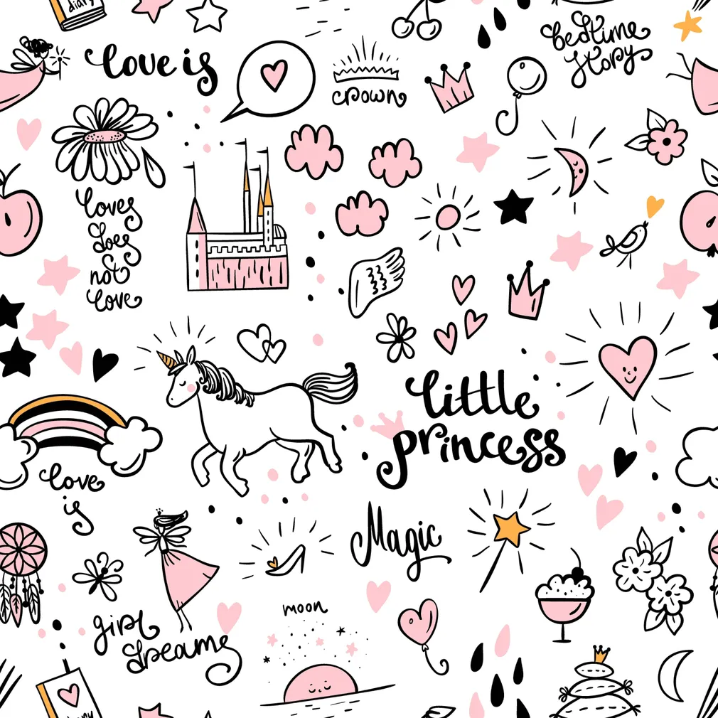 TAPEET GRANDECO 168001 LITTLE PRINCESS