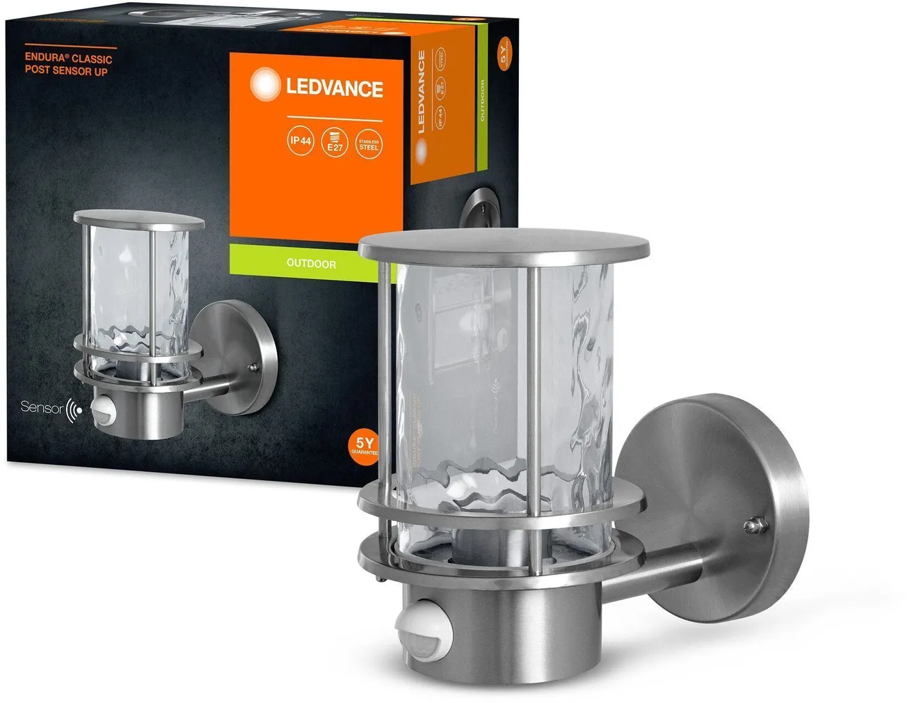 VÄLISVALGUSTI LEDVANCE CLASSIC POST SENS UP E27 ST