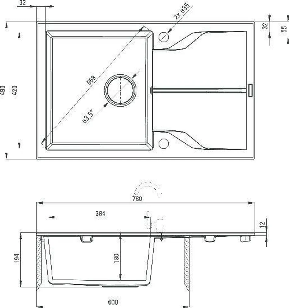 VALAMU GRANIIT DEANTE ANDANTE 780X490X180 MUST