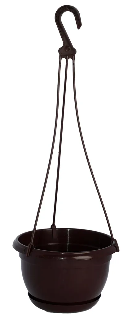 AMPELPOTT FORM-PLASTIC MALTA 17CM PRUUN