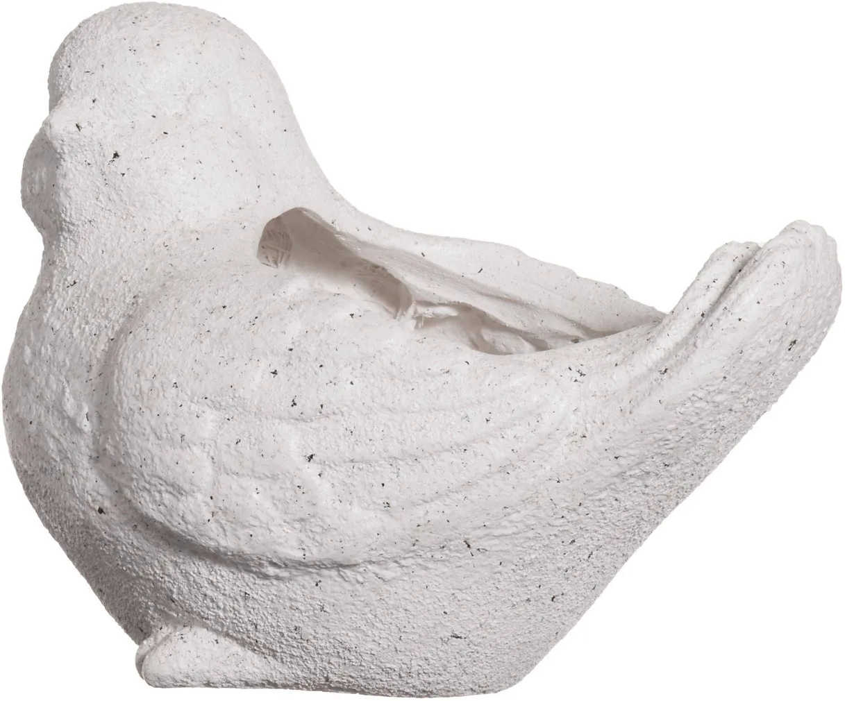 VÄLIS ÜMBRISPOTT 4LIVING BIRD 22CM, VALGE