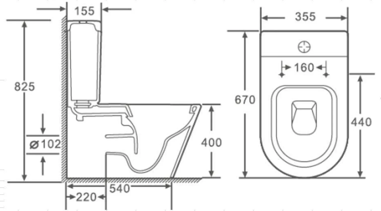WC-POTT FLORY FCT15006 UNIV.ÄRAJOOKS SUJUVALT SULGUV PRILL-LAUD
