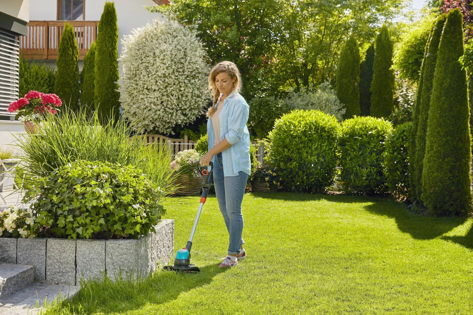 AKUTRIMMER GARDENA EASYCUT 23/18V ILMA AKU JA LAADIJATA