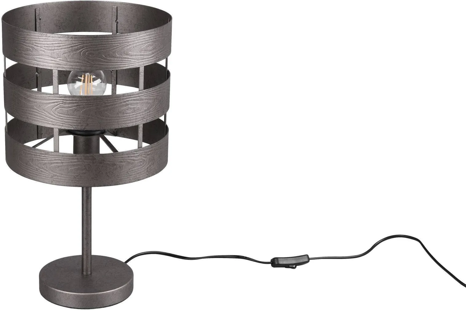 LAUALAMP TRIO DUNCAN E27 ANTIIK NIKKEL